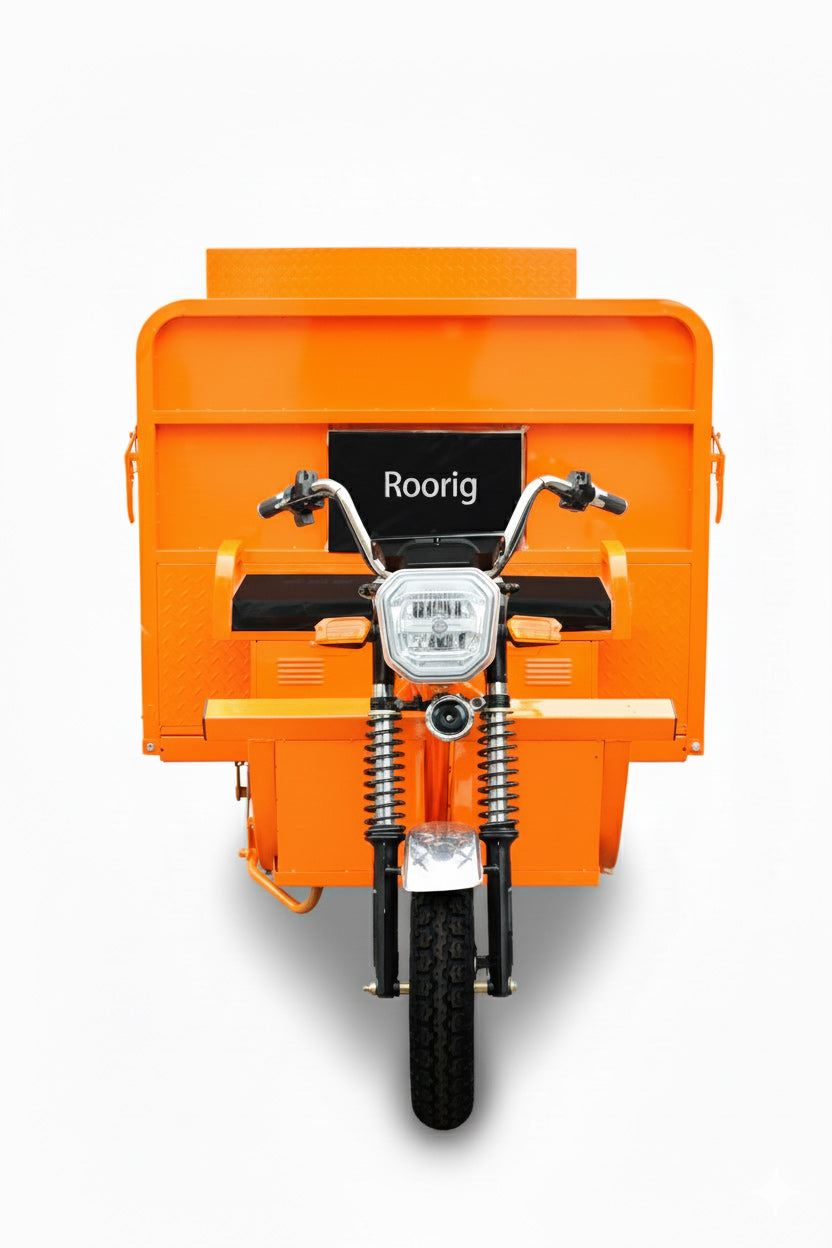 RooRig Electric 3-Wheel Cargo Trike | Heavy-Duty Farm & Utility Electric Vehicle (Optional Hydraulic Tipper)