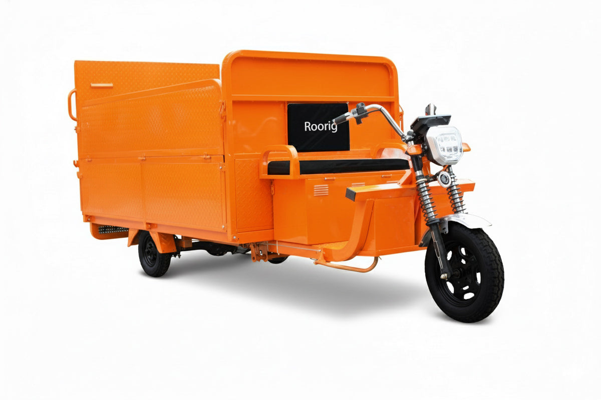 RooRig Electric 3-Wheel Cargo Trike | Heavy-Duty Farm & Utility Electric Vehicle (Optional Hydraulic Tipper)