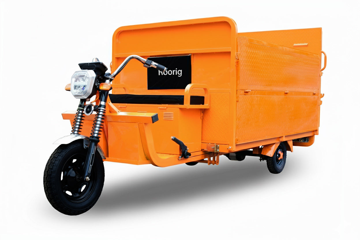 RooRig Electric 3-Wheel Cargo Trike | Heavy-Duty Farm & Utility Electric Vehicle (Optional Hydraulic Tipper)