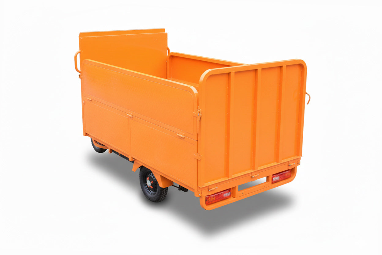 RooRig Electric 3-Wheel Cargo Trike | Heavy-Duty Farm & Utility Electric Vehicle (Optional Hydraulic Tipper)