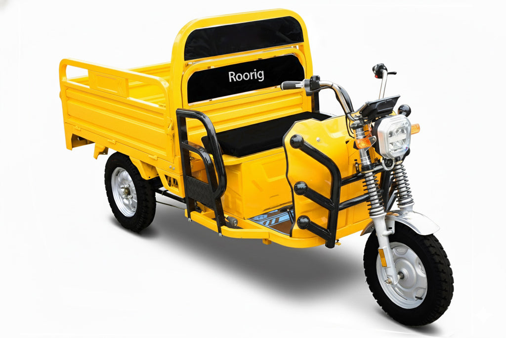 RooRig Electric 3-Wheel Cargo Trike | Heavy-Duty Farm & Utility Electric Vehicle (Optional Hydraulic Tipper)
